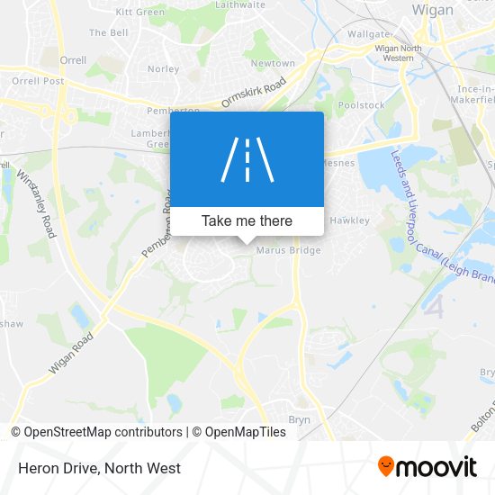 Heron Drive map