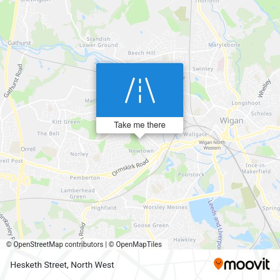 Hesketh Street map