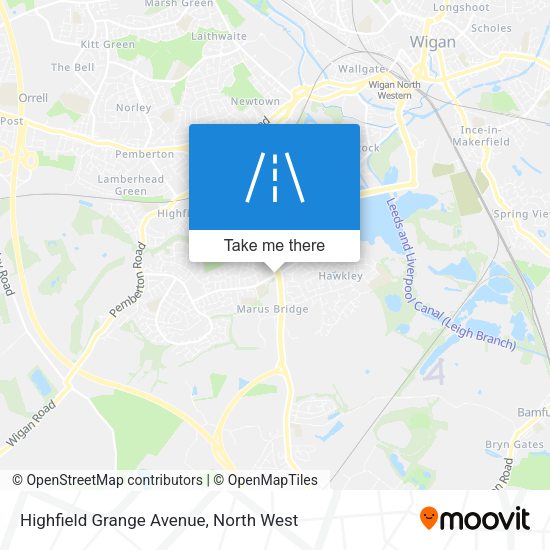 Highfield Grange Avenue map