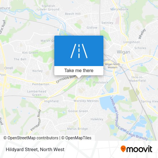 Hildyard Street map