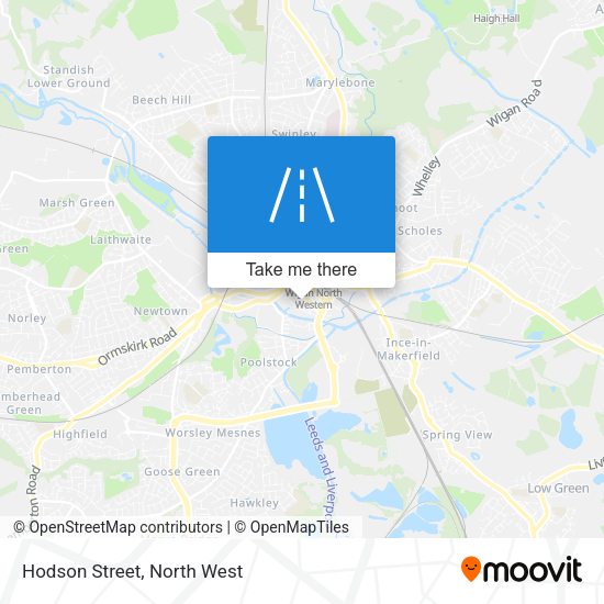 Hodson Street map