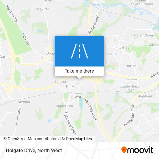 Holgate Drive map