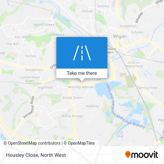 Housley Close map