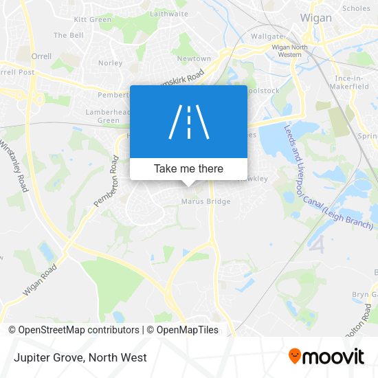 Jupiter Grove map