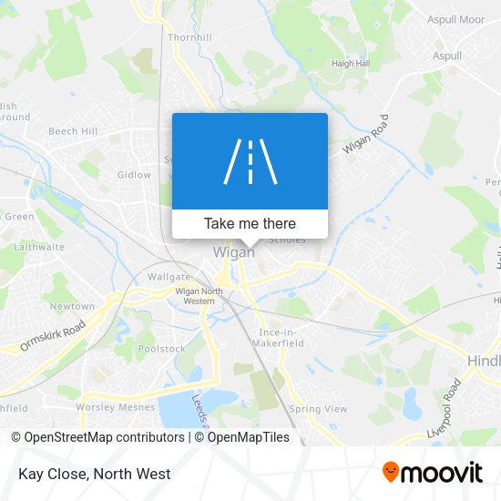 Kay Close map