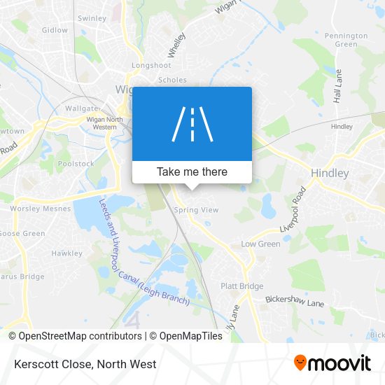 Kerscott Close map