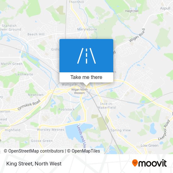 King Street map