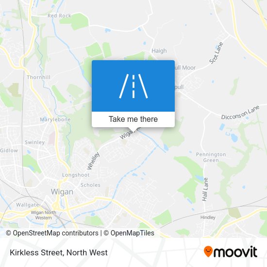 Kirkless Street map