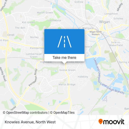 Knowles Avenue map
