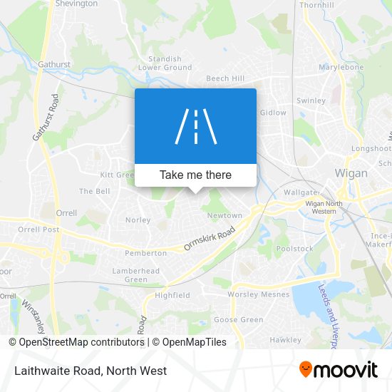 Laithwaite Road map