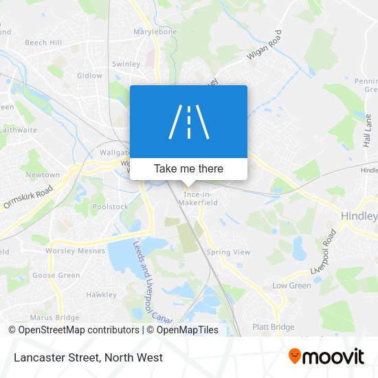 Lancaster Street map