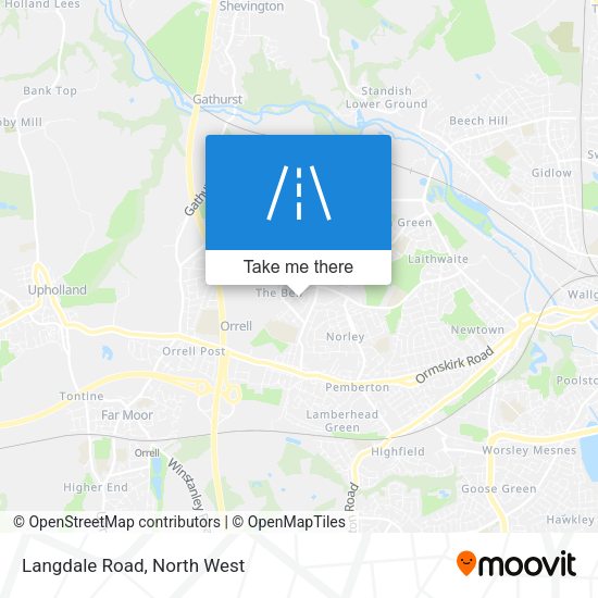 Langdale Road map