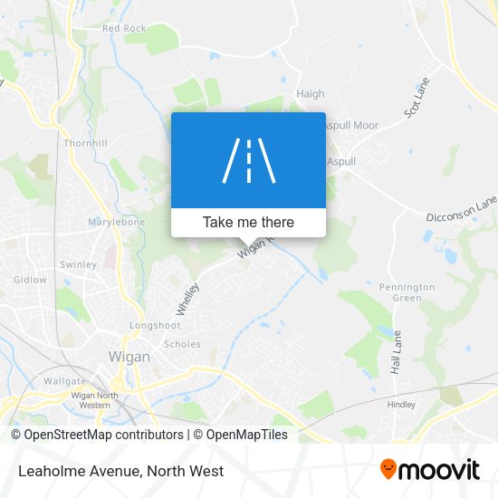 Leaholme Avenue map