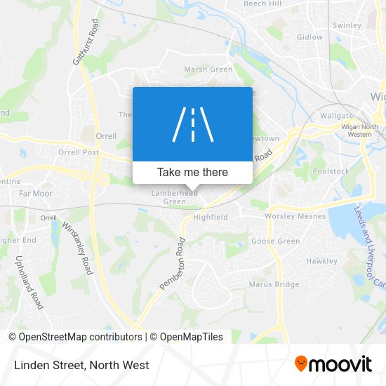Linden Street map