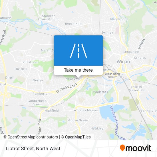 Liptrot Street map