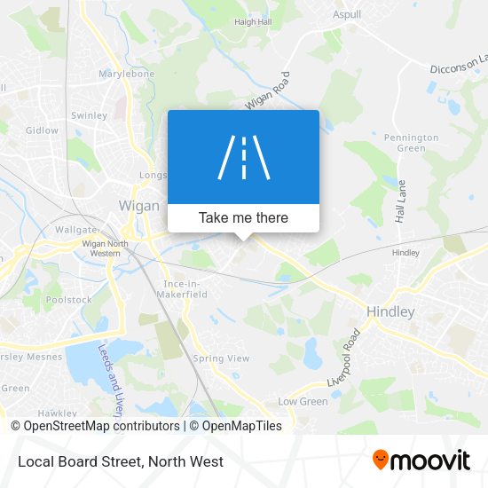 Local Board Street map