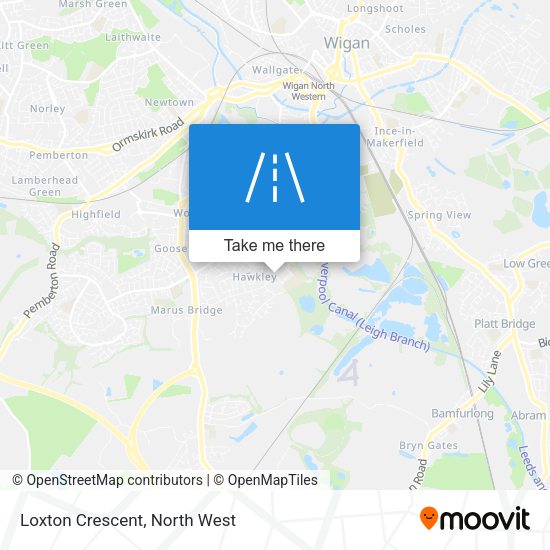 Loxton Crescent map