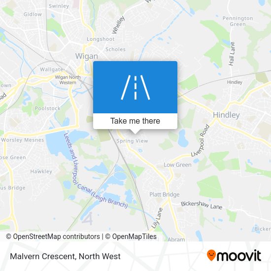 Malvern Crescent map