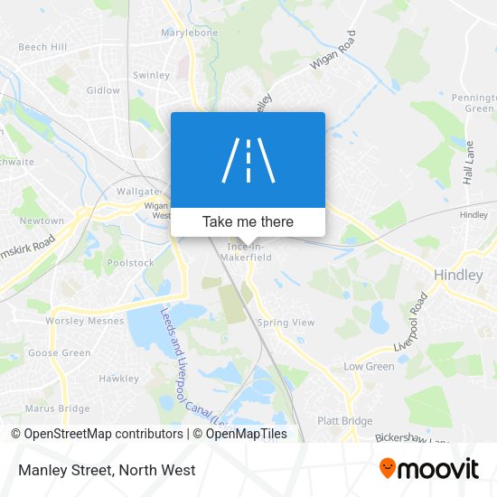 Manley Street map