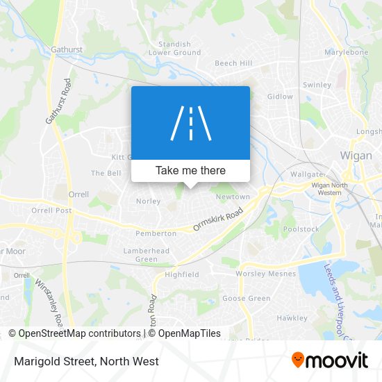 Marigold Street map