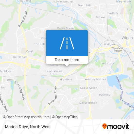 Marina Drive map