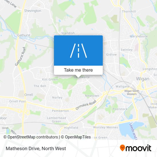 Matheson Drive map