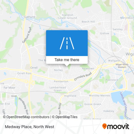 Medway Place map