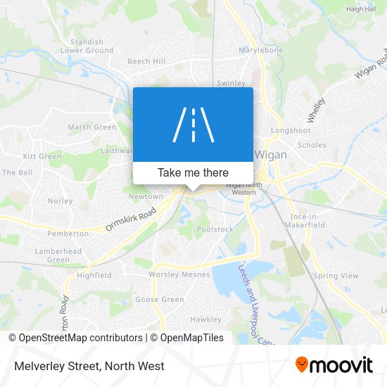 Melverley Street map