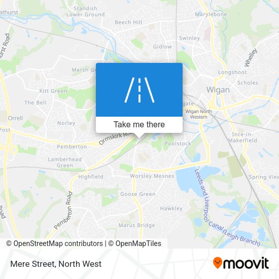Mere Street map