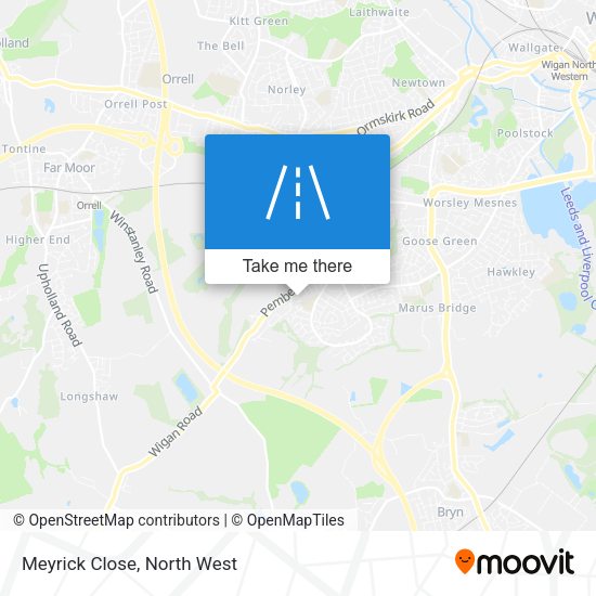 Meyrick Close map