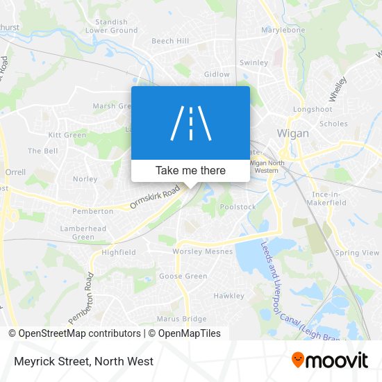 Meyrick Street map