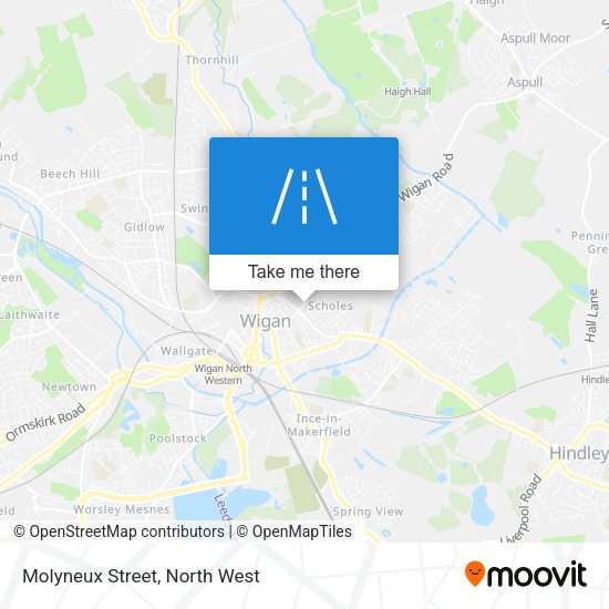 Molyneux Street map