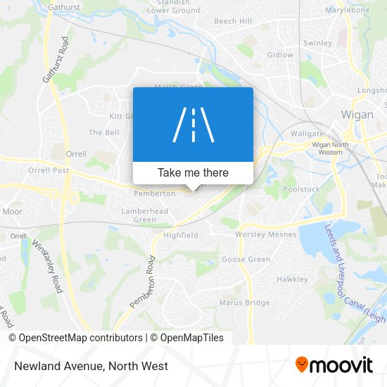 Newland Avenue map