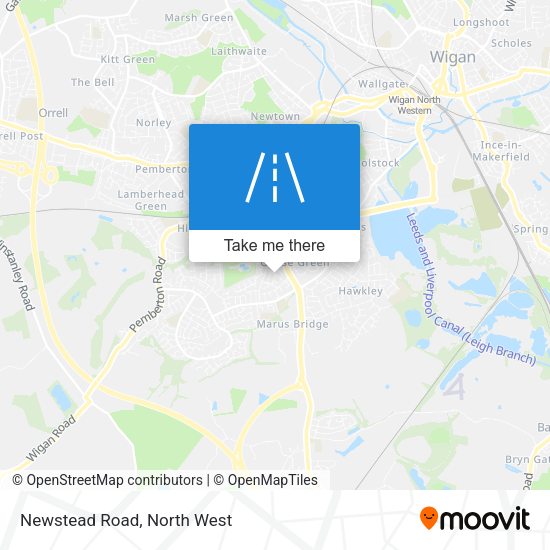 Newstead Road map