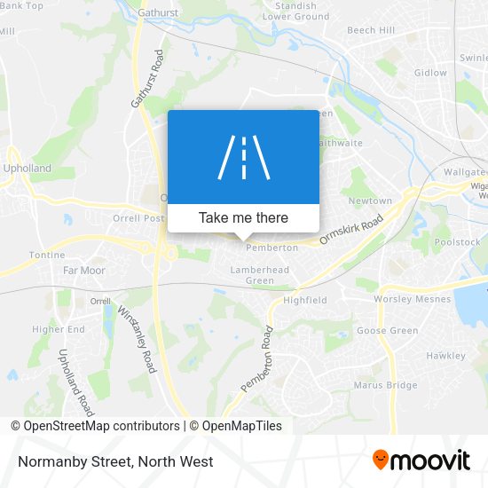 Normanby Street map