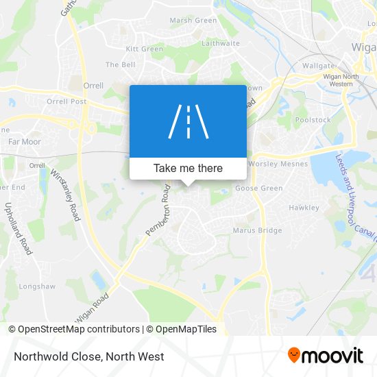 Northwold Close map