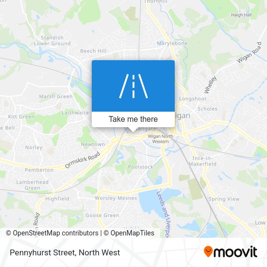 Pennyhurst Street map