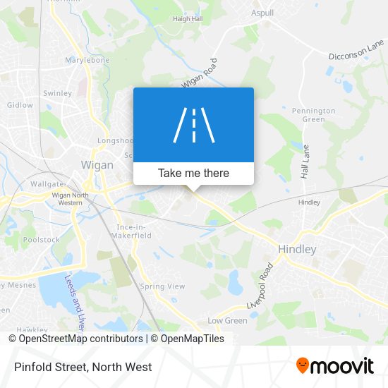 Pinfold Street map