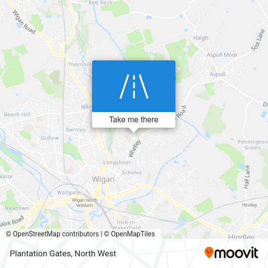 Plantation Gates map