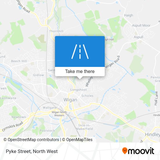 Pyke Street map