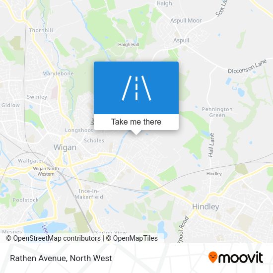 Rathen Avenue map