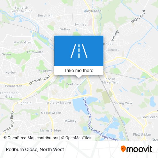 Redburn Close map