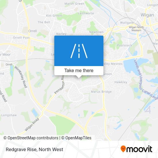 Redgrave Rise map