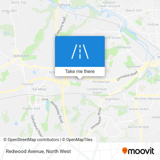 Redwood Avenue map