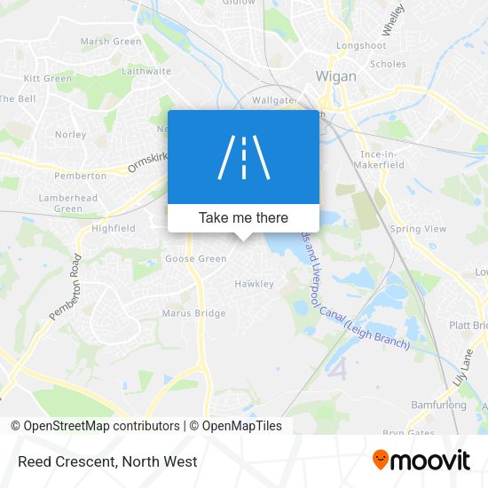 Reed Crescent map
