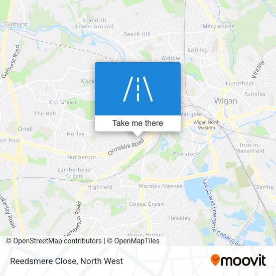 Reedsmere Close map