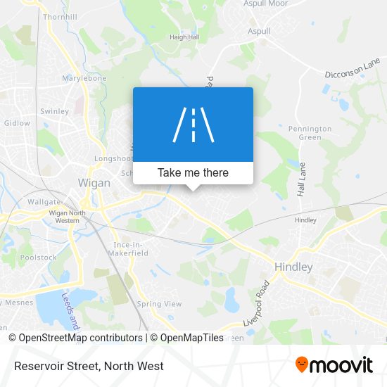 Reservoir Street map