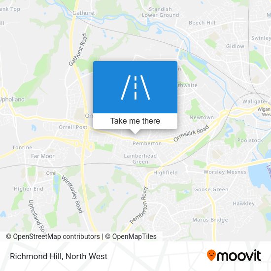 Richmond Hill map