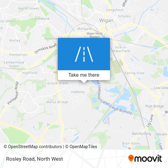 Rosley Road map