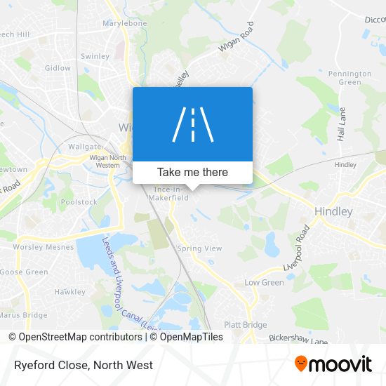 Ryeford Close map